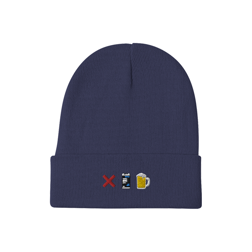 DTMWYD Blue Beanie Front