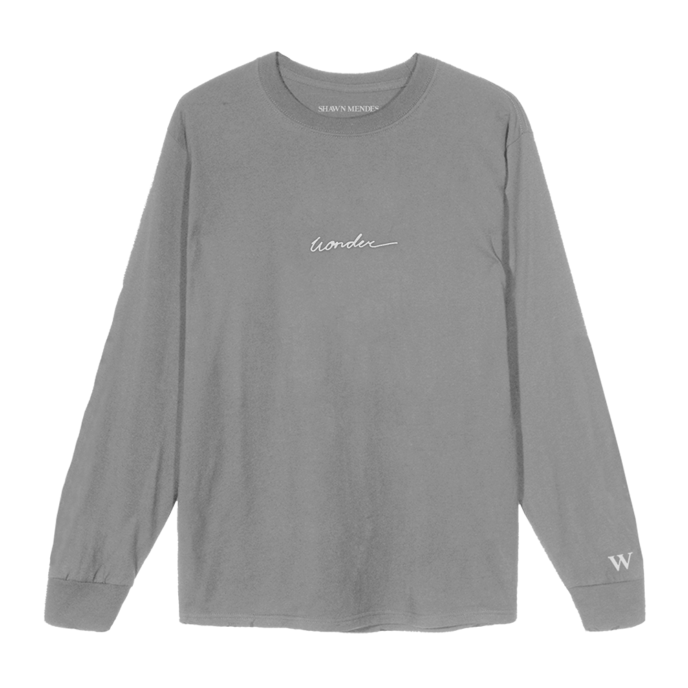 WONDER SCRIPT L/S T-SHIRT II FRONT