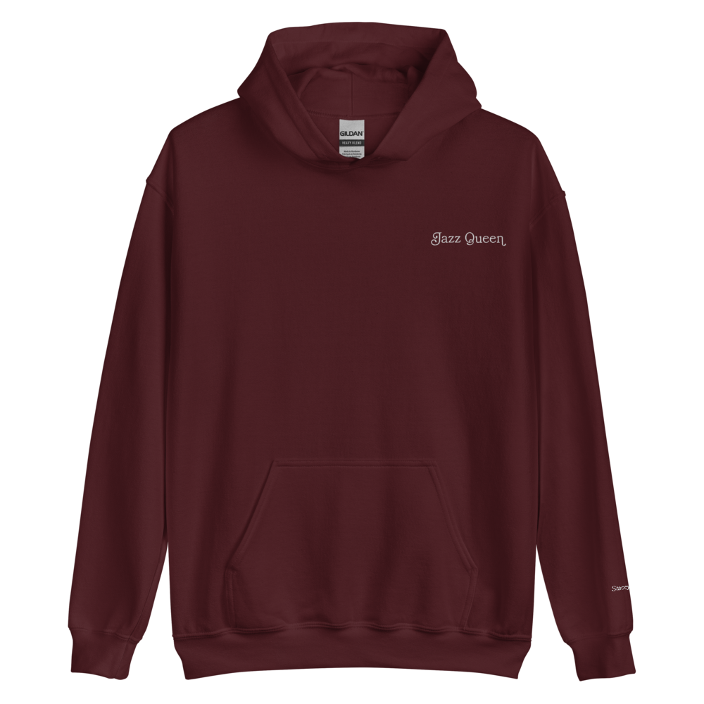 Jazz Queen Hoodie Maroon