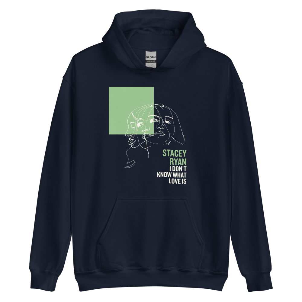 IDKWLI Line Drawing Hoodie Navy