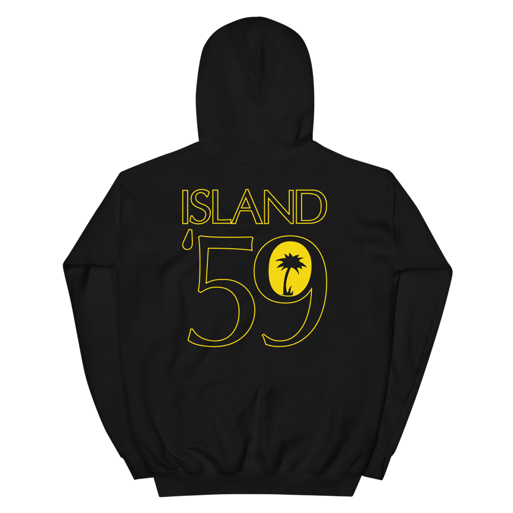 Black '59 Jersey Hoodie Back