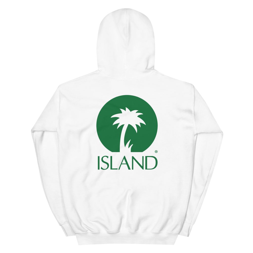 White Island Logo Hoodie Back